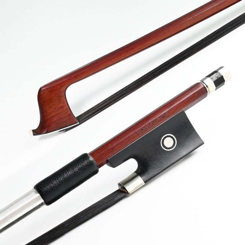 VINGOBOW Professional 3/4 Size Violin Bow High Quality Brazilwood Stick Ebony Frog Natural Horsehair Clear Tone For Adults and Student Hand Made - Image 5